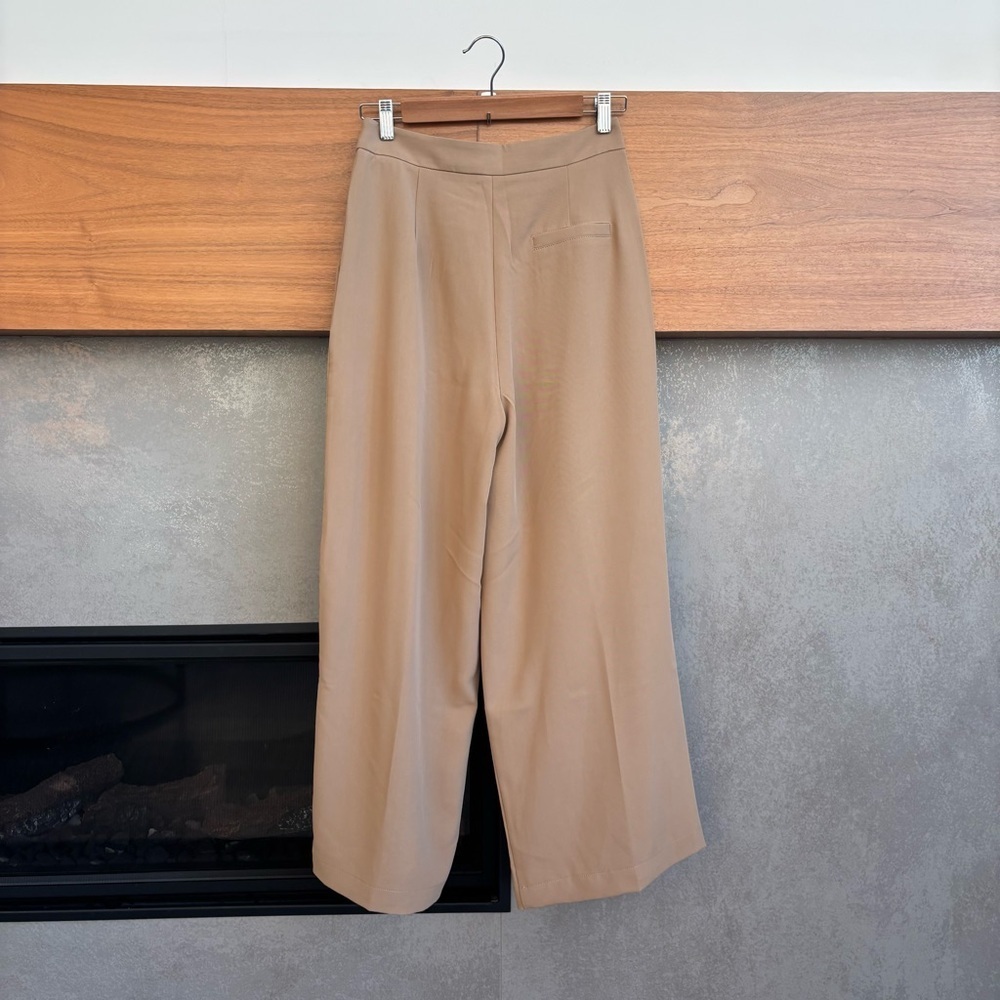 Commense Tie Waist Flowy Wide Leg Dress‎ Pants, Size S - Picture 9 of 13